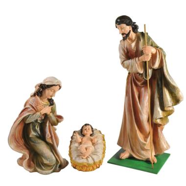 Natività cm.46 Set da 3 Pz. | Rossi Rosa