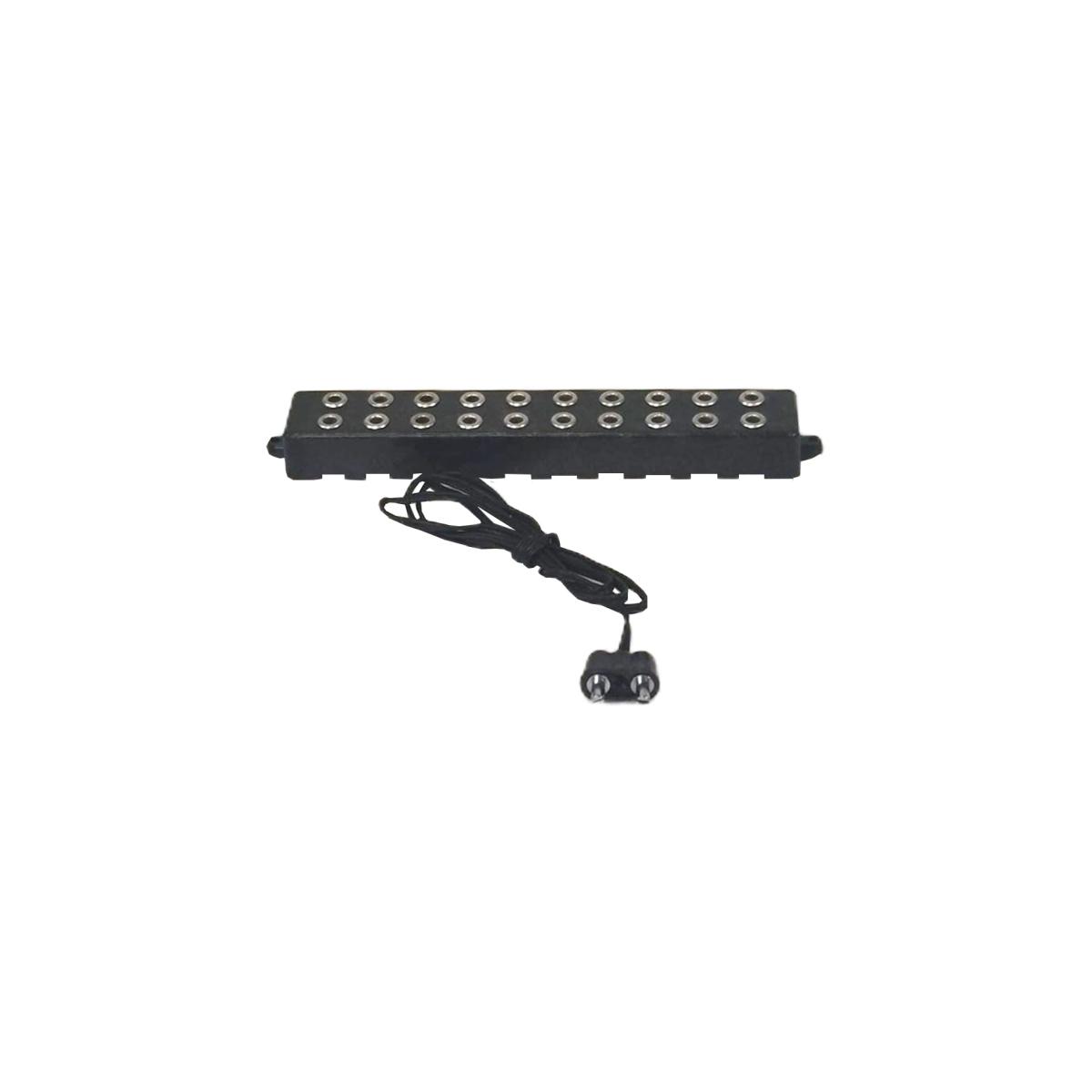 Multipresa Nera 10 Prese con Spina 3,5V mm.100x17x10 | Rossi Rosa