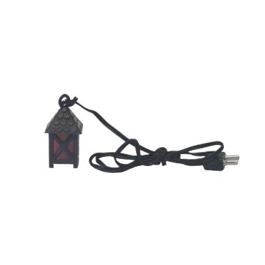 Lanterna con Spina Luce Led Rossa 3,5V cm.1,5x1,5x2,5 | Rossi Rosa