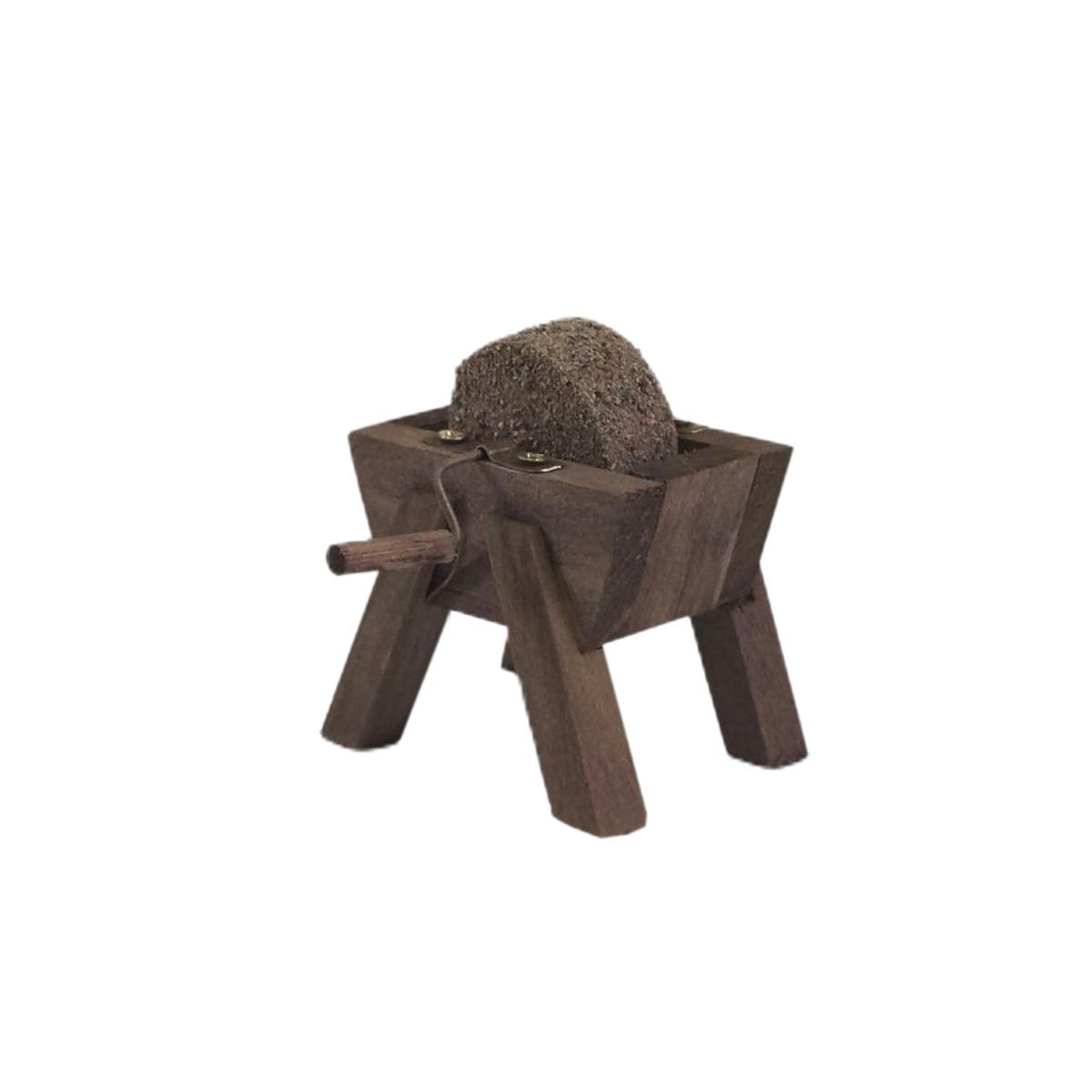 Mola Legno Arrotino cm.4x5,5x6 | Rossi Rosa