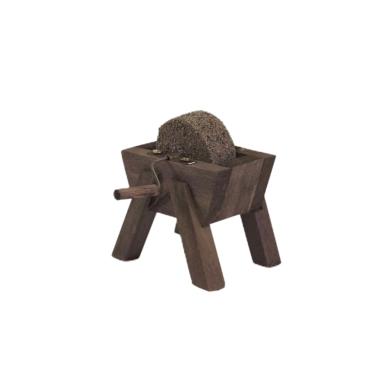 Mola Legno Arrotino cm.4x5,5x6 | Rossi Rosa