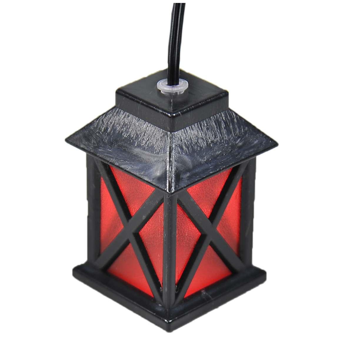 Lanterna con Spina Luce Led Rosso 3,5V cm.4,7x4,7x7 | Rossi Rosa