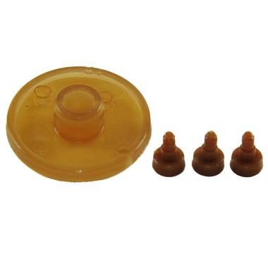 Puleggia PVC Marrone mm.Ø35 Foro Alberomm.Ø7 | Rossi Rosa