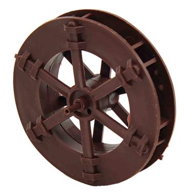 Ruota Mulino Acqua Marrone cm.Ø8x1,7 | Rossi Rosa