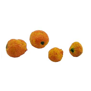 Alimenti Frutta Arance cm.Ø1 Set pz.4 | Rossi Rosa