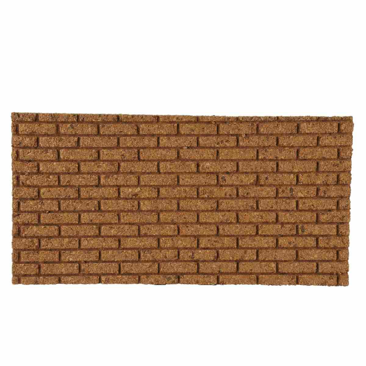 Pannello Sughero Muro Mattoncini cm.25x1x12 | Rossi Rosa