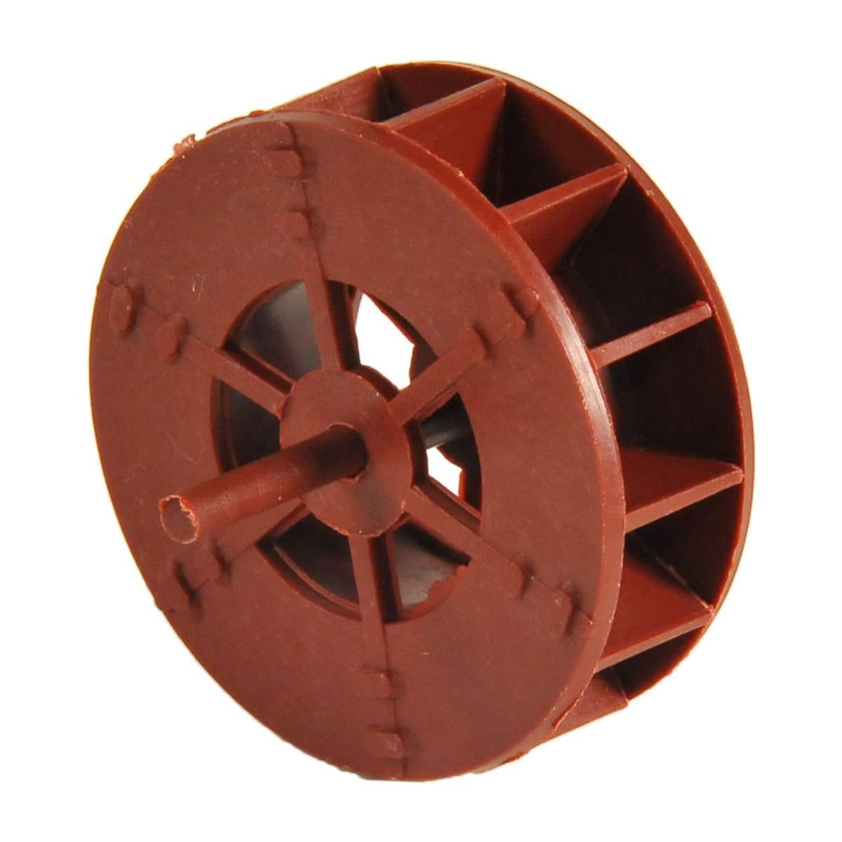 Ruota Mulino Acqua Marrone cm.Ø5x1,7 | Rossi Rosa