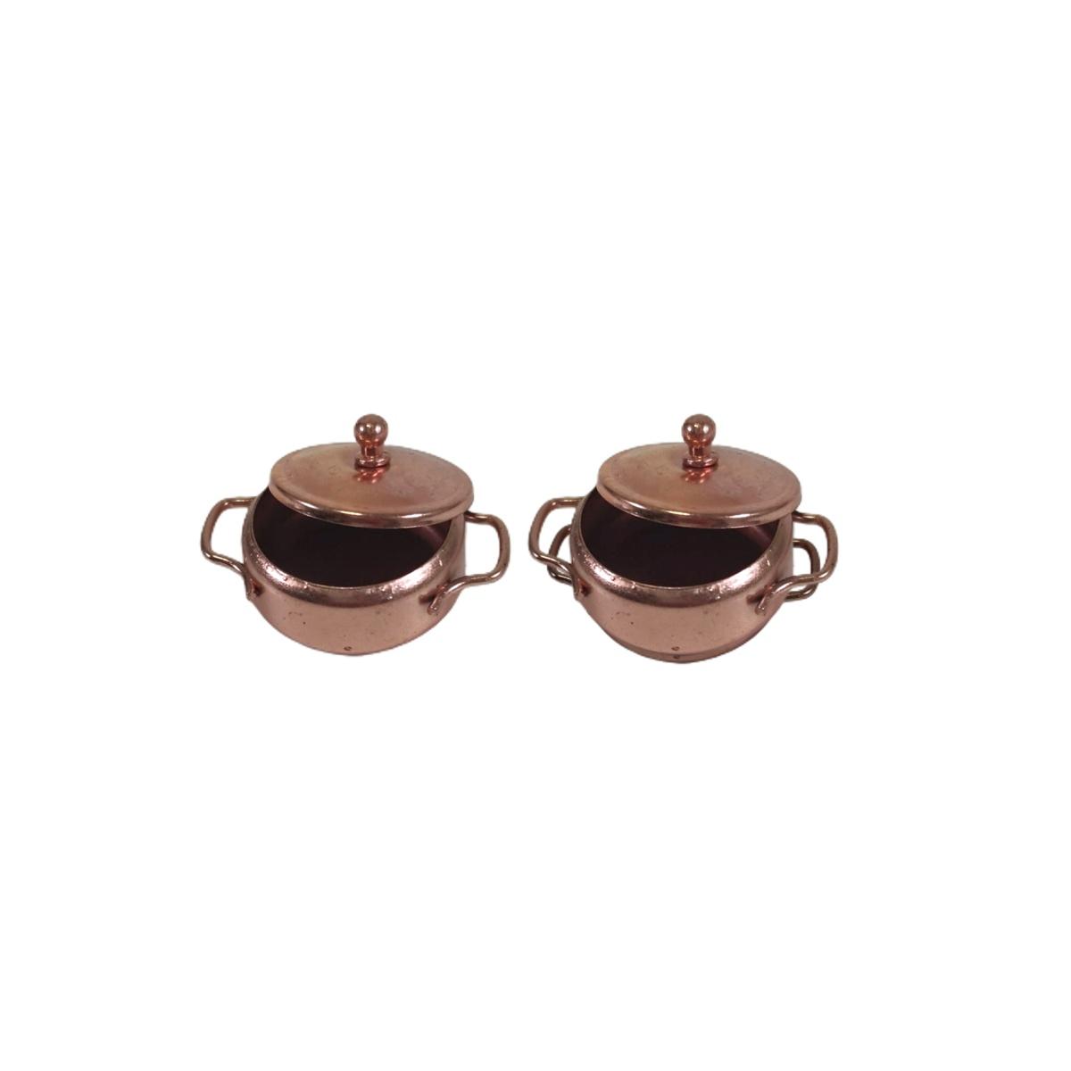 Pentole Rame Assortite Set pz.2 | Rossi Rosa