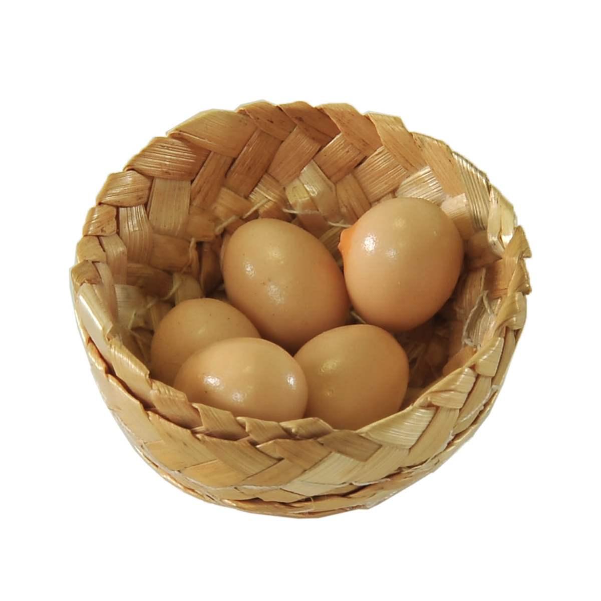Cesta Alimenti Uova Vimini cm.Ø3,5X2 | M2 Store