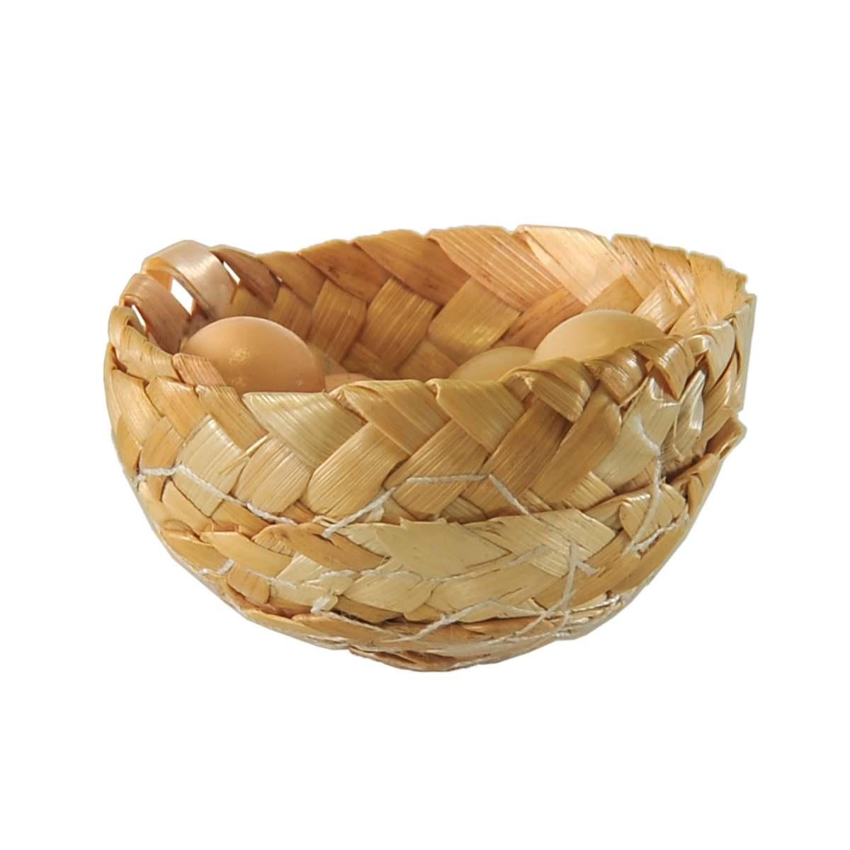 Cesta Alimenti Uova Vimini cm.Ø3,5X2 | M2 Store
