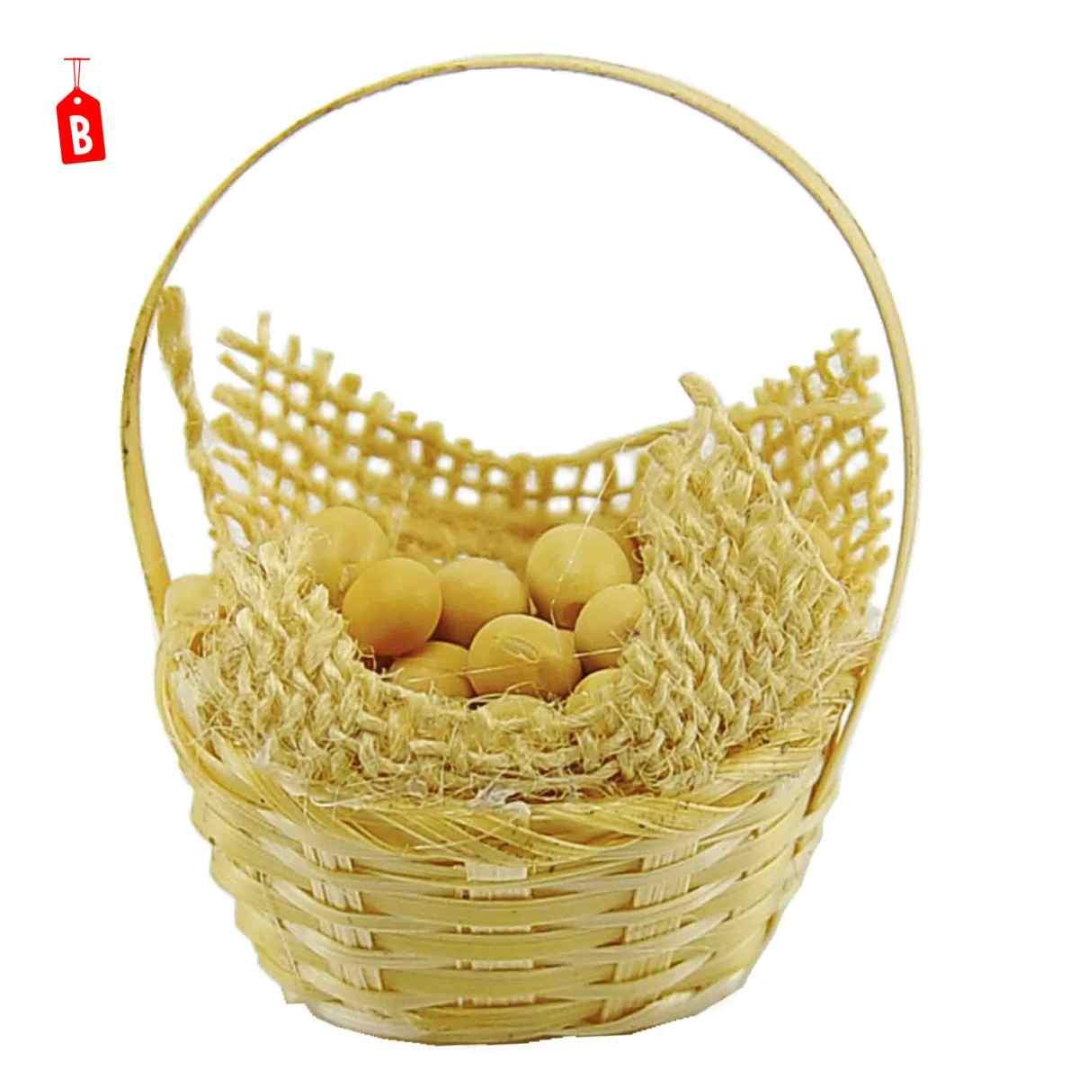 Cesta Alimenti cm.Ø4,5xH6 (Disp. 3 Modelli) | Rossi Rosa