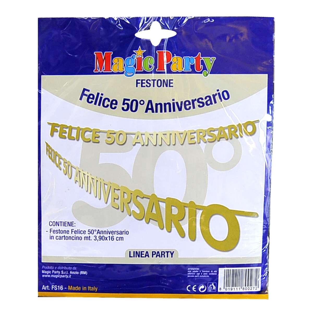 Festone Party '50 Anniviverasrio Mt.3,90 |M2 Store