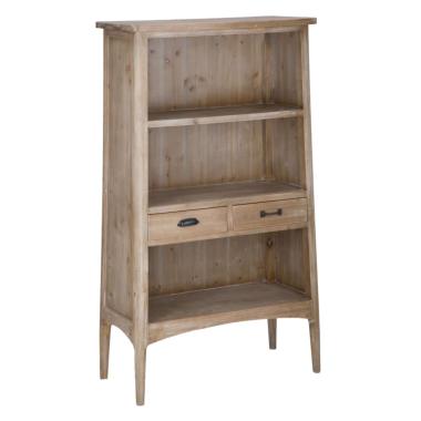 Libreria Legno 3 Piani E Cassetti cm.144