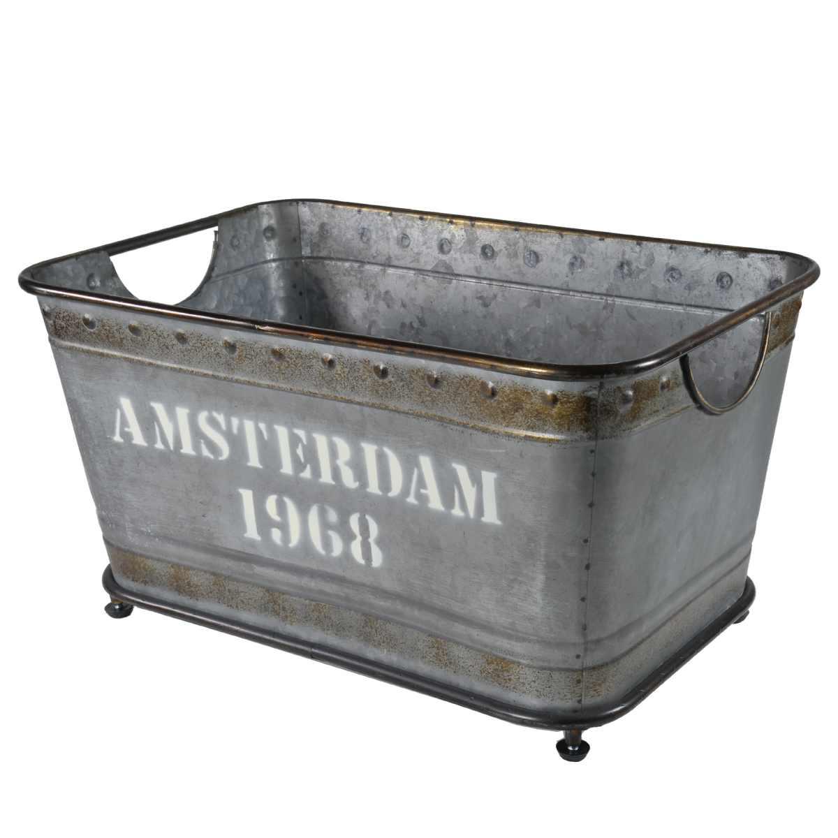 Cesto Metallo Amsterdam cm.42x28xh21,5