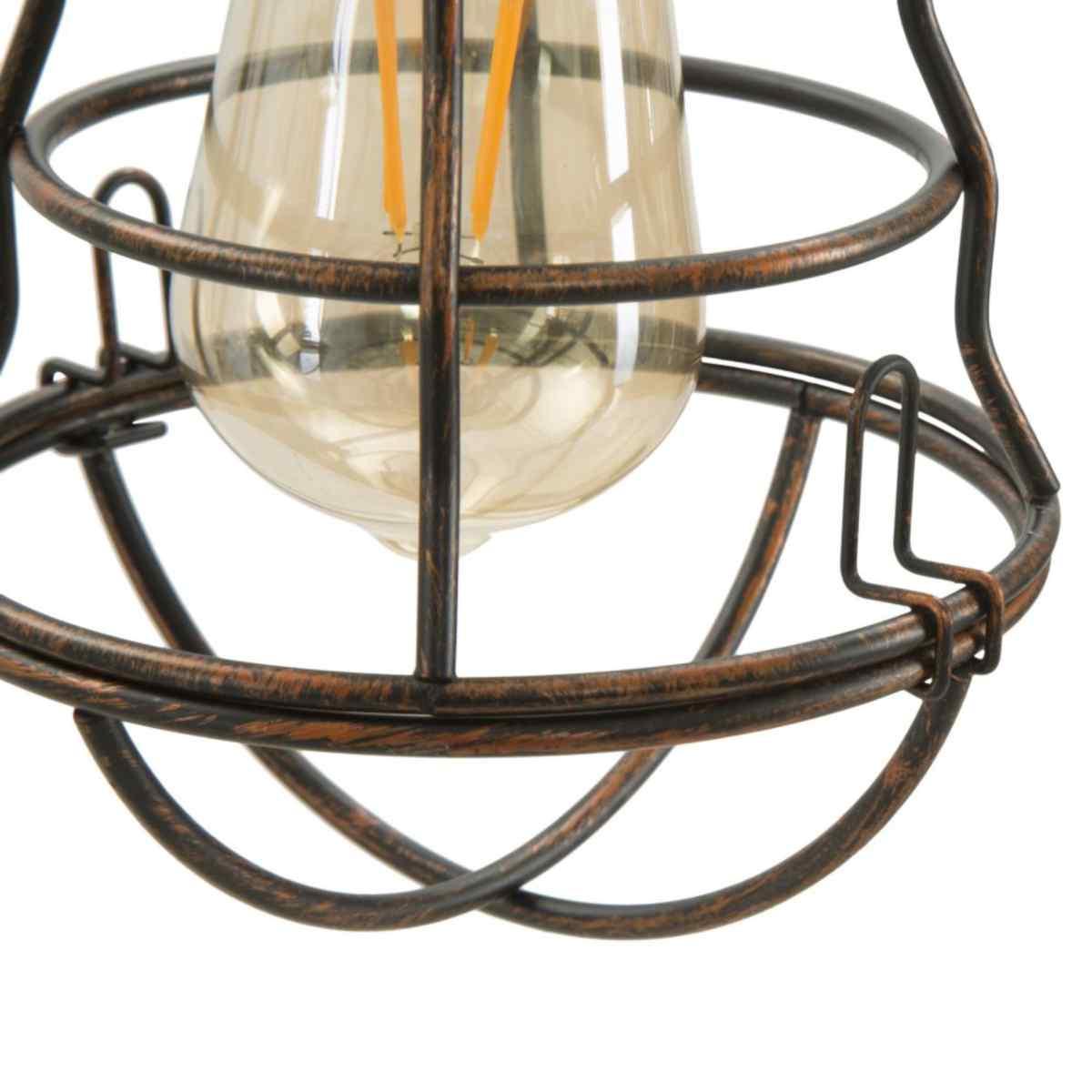 Lampadario Metallo Industry 5 Luci cm.114