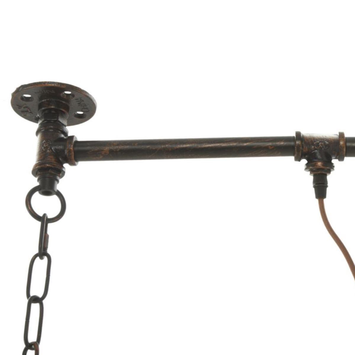 Lampadario Metallo Industry 5 Luci cm.114