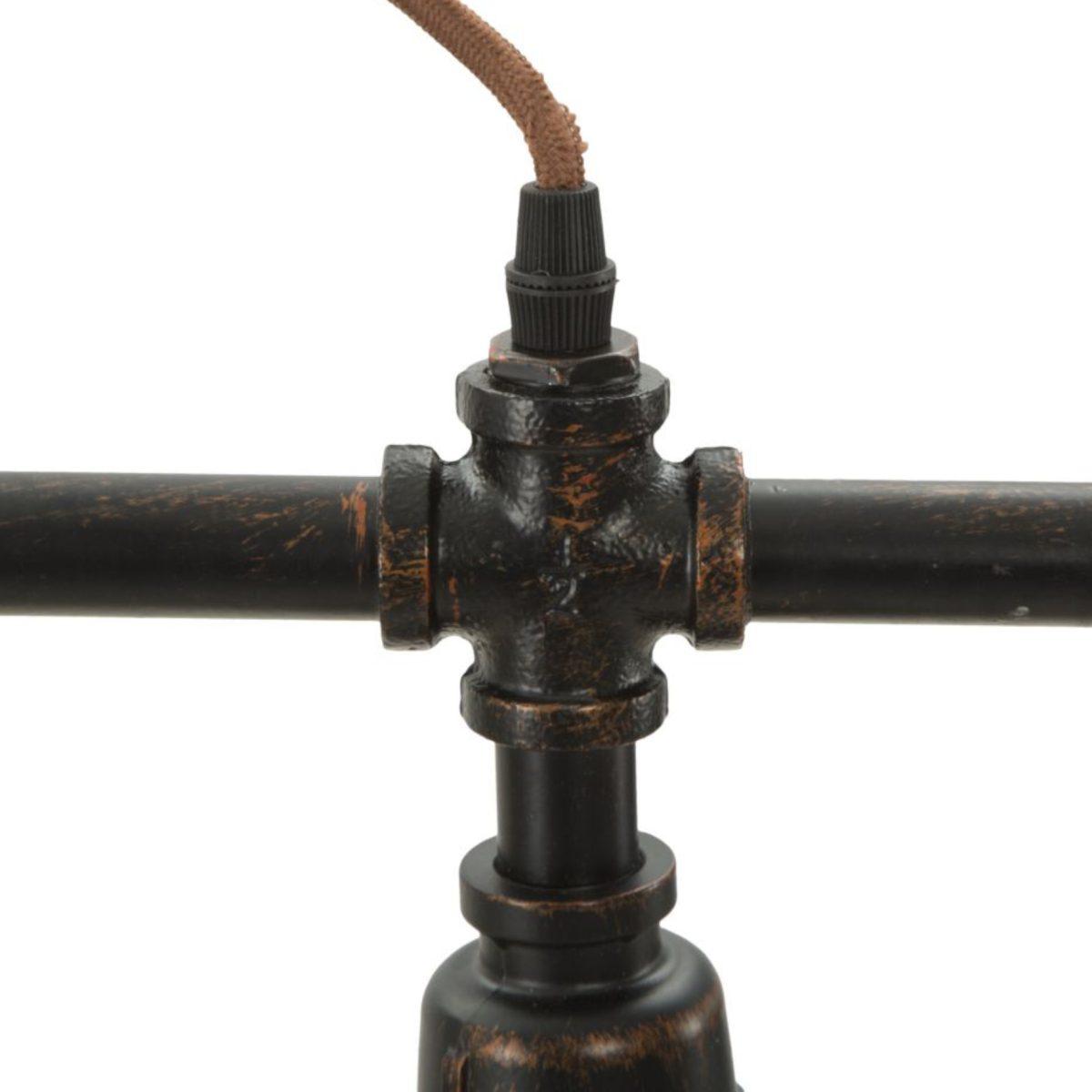 Lampadario Metallo Industry 5 Luci cm.114