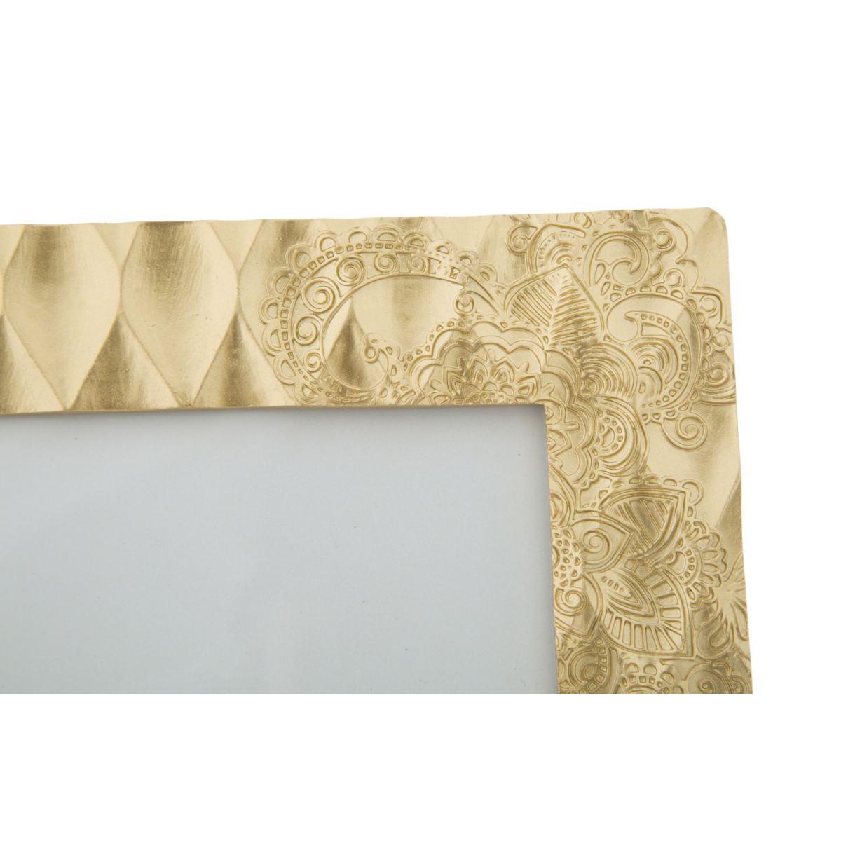 Cornice cm.20x25 Resina Oro Con Mandala