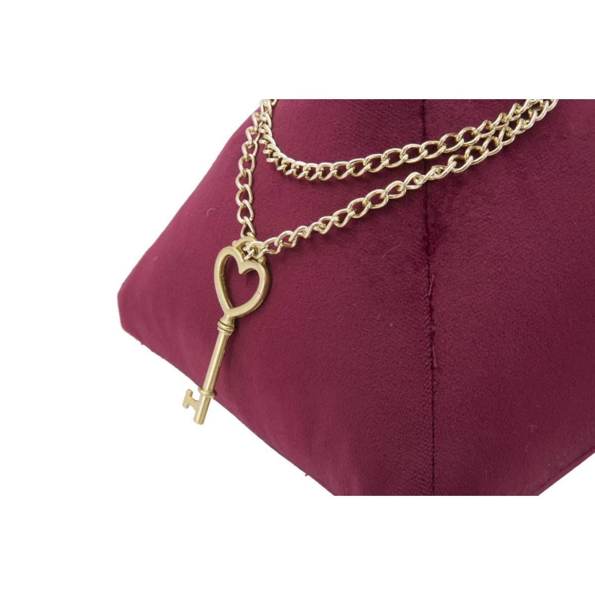Ferma Porte Triangle Bordeaux cm.14x14x20
