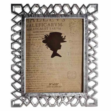 Cornice cm.20x25 Resina Argento