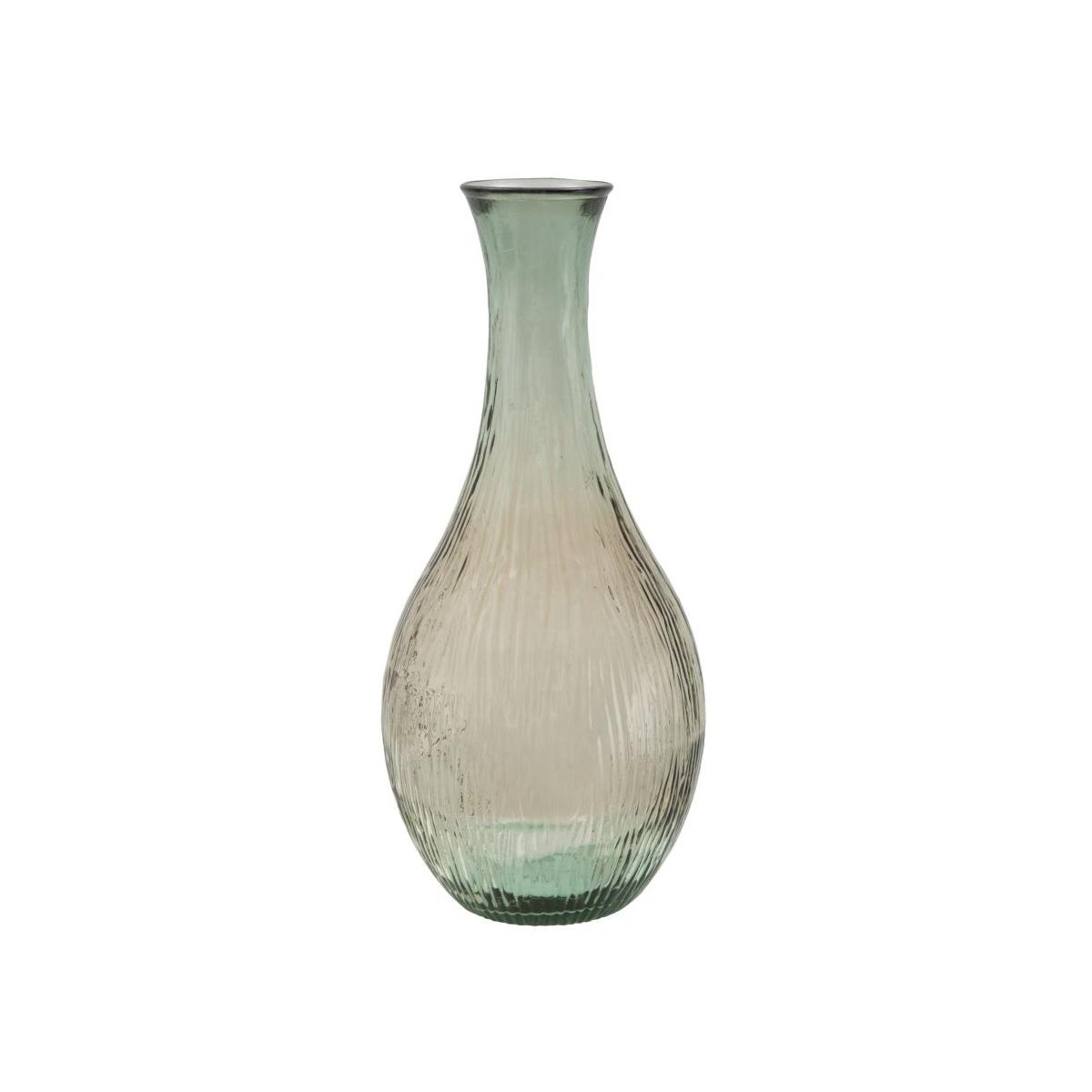Vaso Vetro Riciclato Slim Lighty cm.Ø34x75 Made In Spain