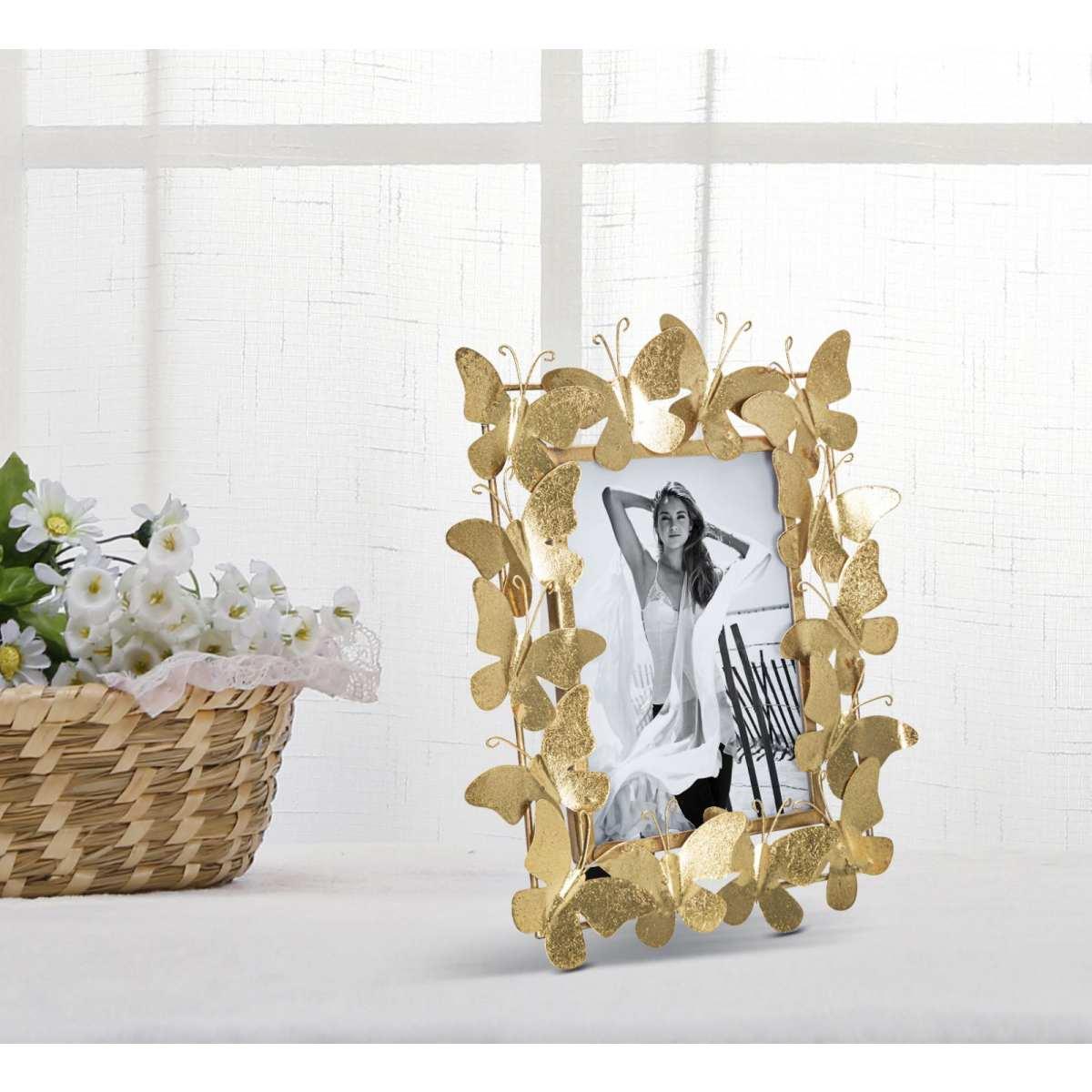 Cornice Butterfly Glam cm.28x11,5x30,5 Misura Interna cm.15x20