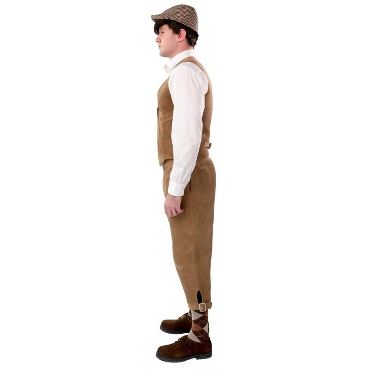 Costume Gilet Velluto a Coste Beige |Orlob