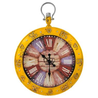 Orologio a Parete Ocra cm.Ø61xh89 | Gicos
