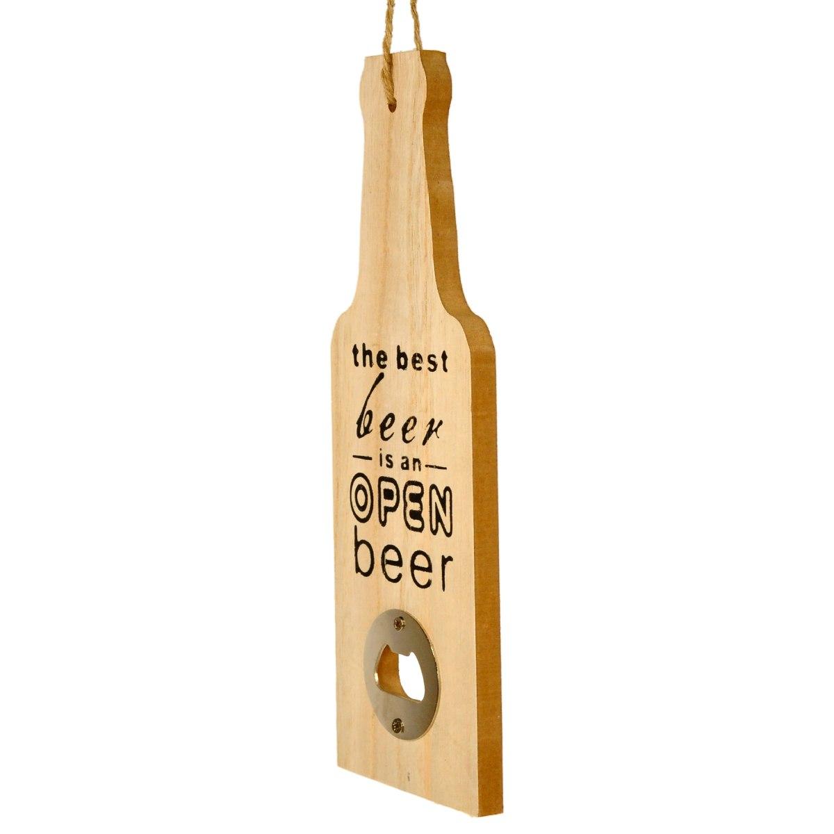 Apri Bottiglie Legno Parete cm.8x24 Beige | Gicos