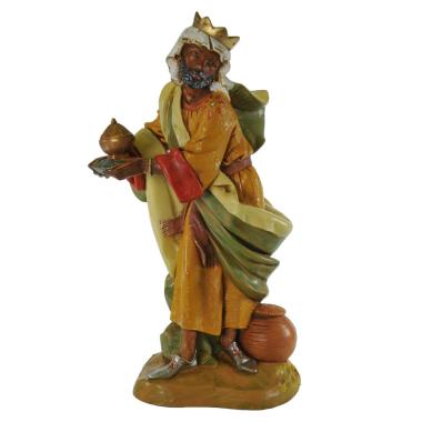 Statua presepe 30 cm re magio baldassarre