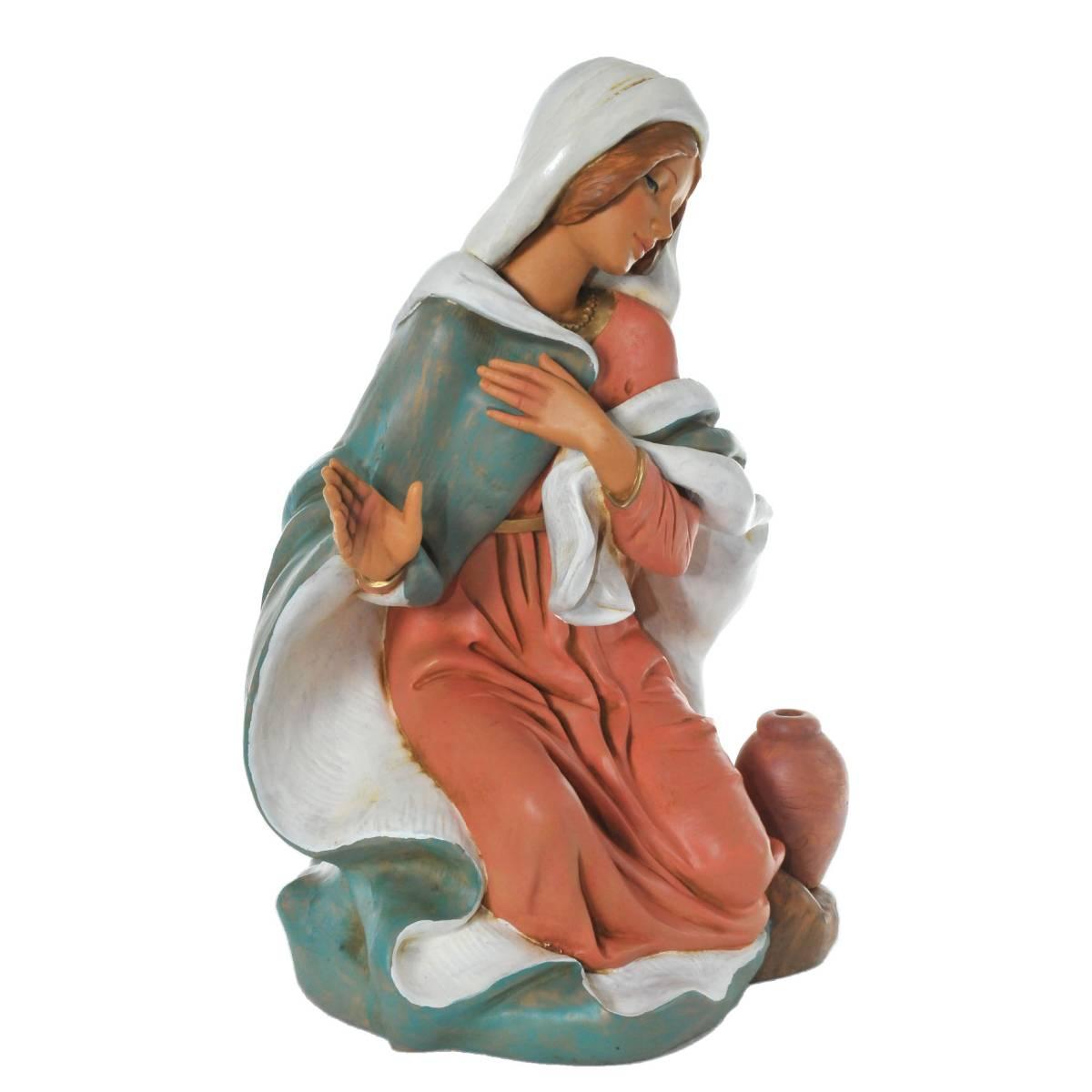 Statua presepe 45 cm madonna inginocchiata