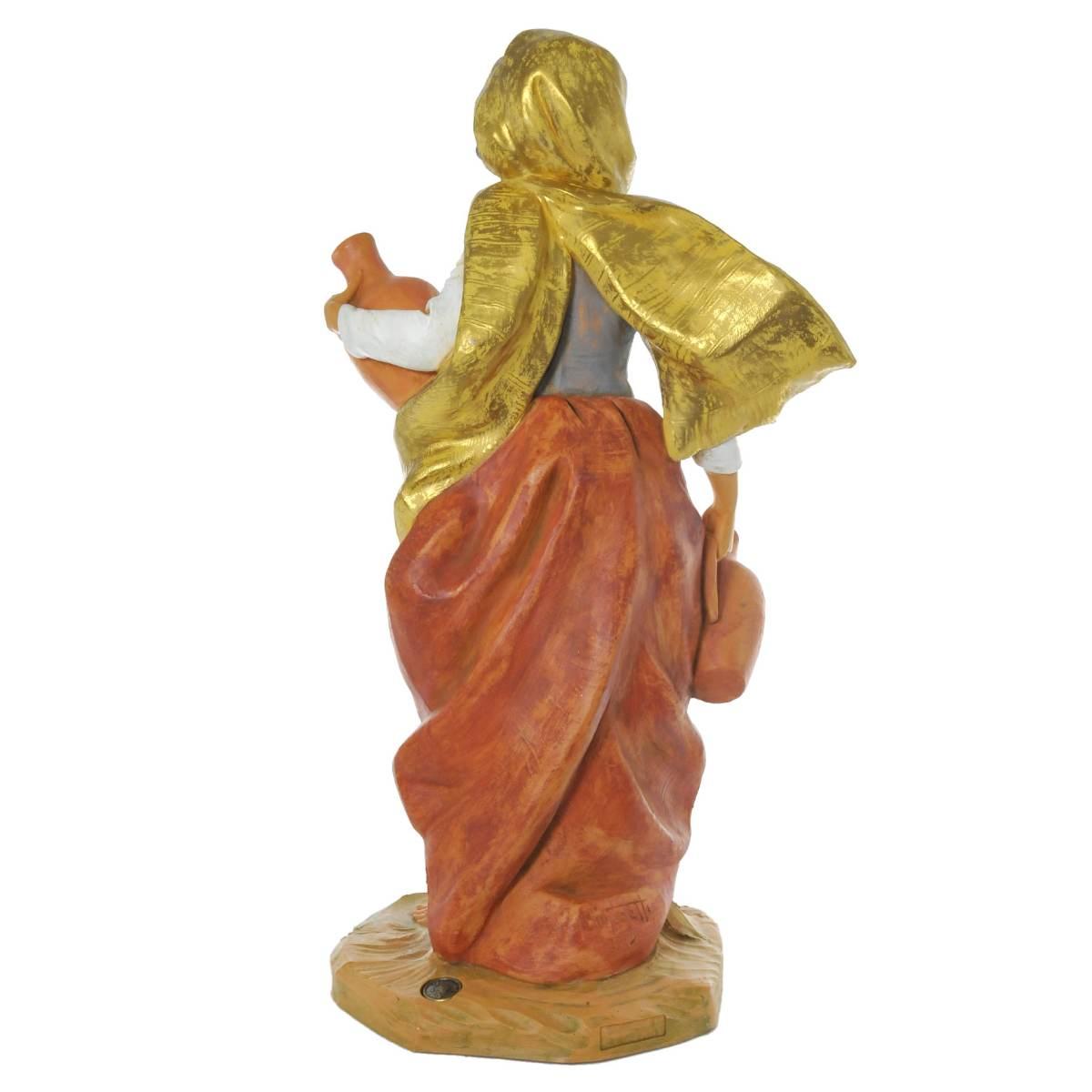 Statua cm.45 Pastorella con 2 Anfore | Fontanini