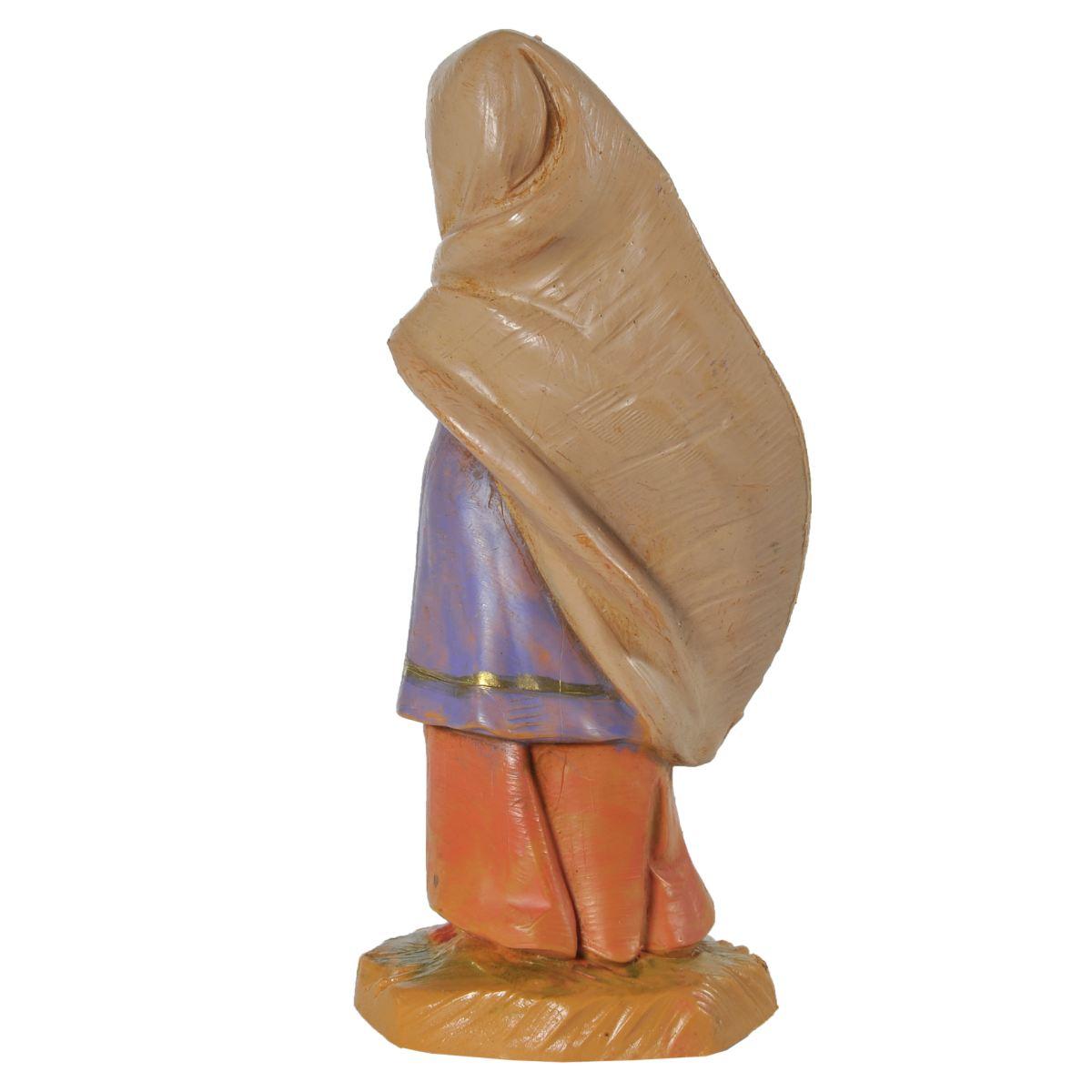 Statua presepe 12 cm naamah donna con velo e anfora