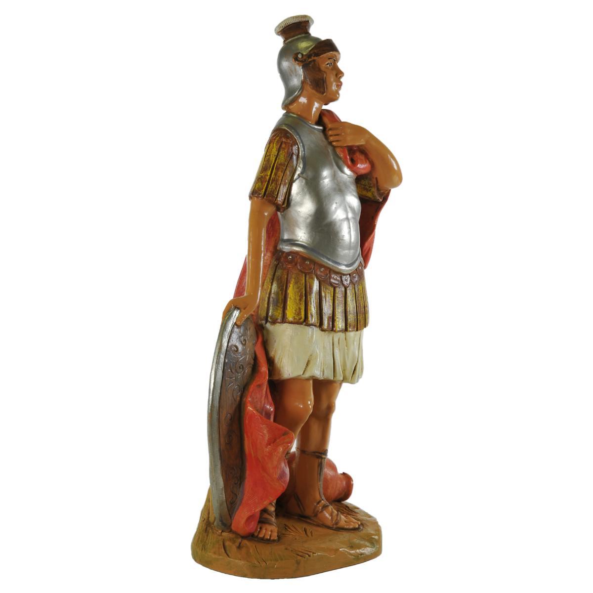 Statua presepe 30 cm soldato romano con scudo