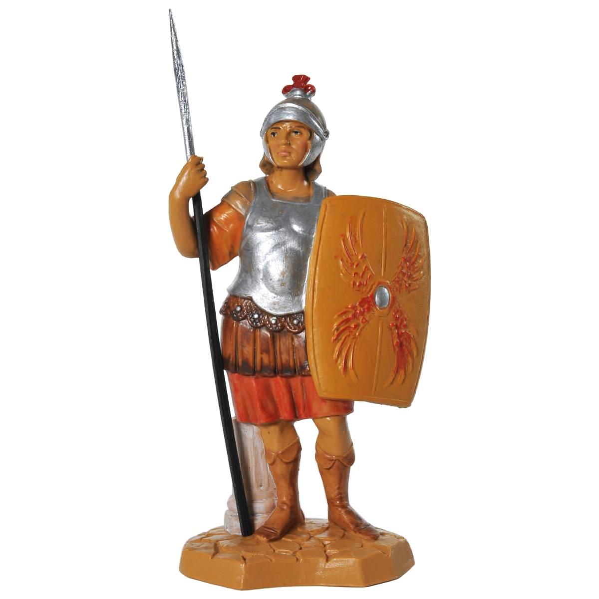 Statua cm.12 Soldato Romano con Scudo | Fontanini