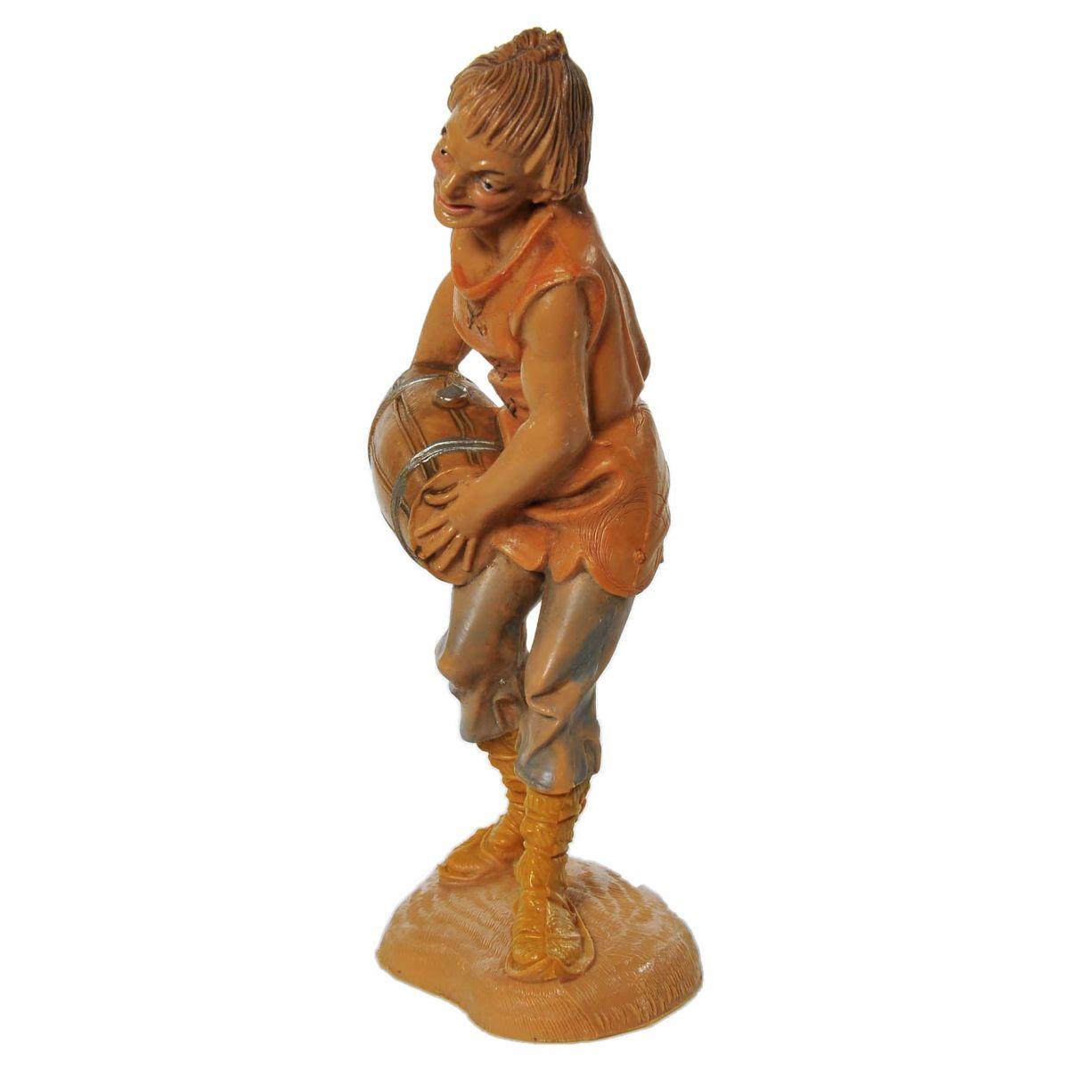 Statua cm.10 Pastore con Botte | Fontanini