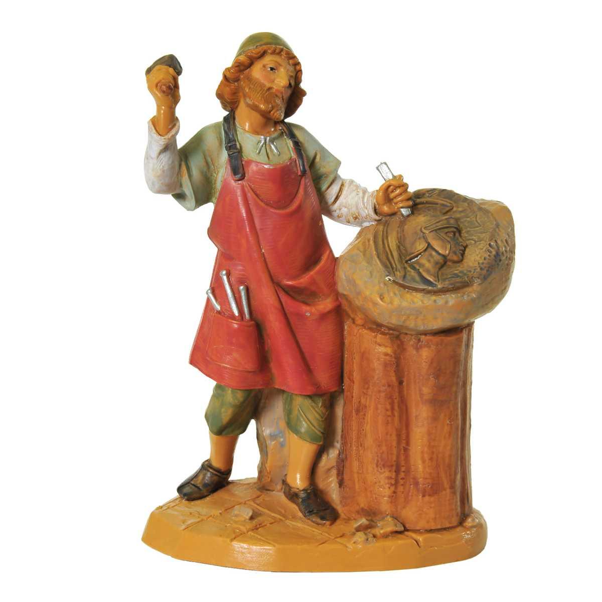 Statua presepe 12 cm scultore