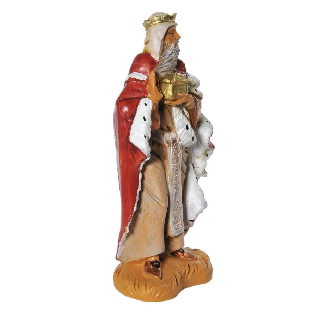 Statua cm.12 Re Magio Melchiorre cm.6x4xH12,5 | Fontanini