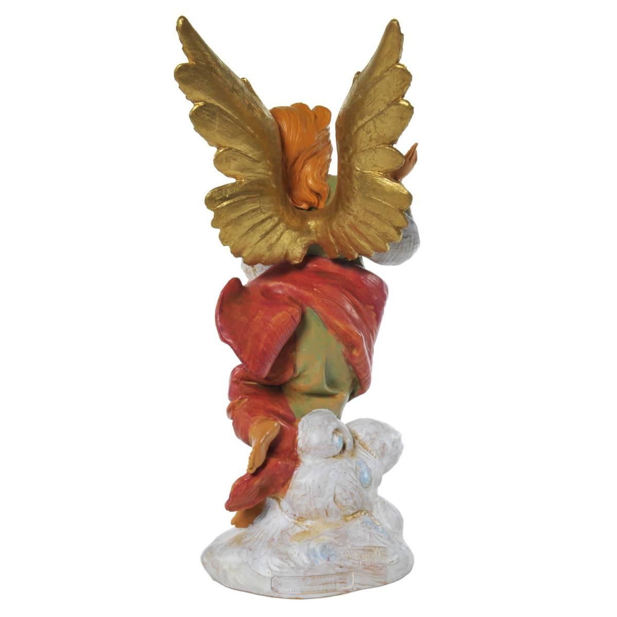 Statua presepe 19 cm angelo con base