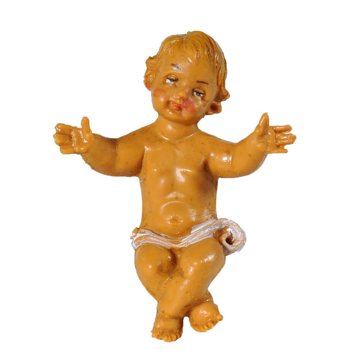 Statua cm.10 Gesù Bambino senza Culla cm.3,5x0,5xH4,5 | Fontanini