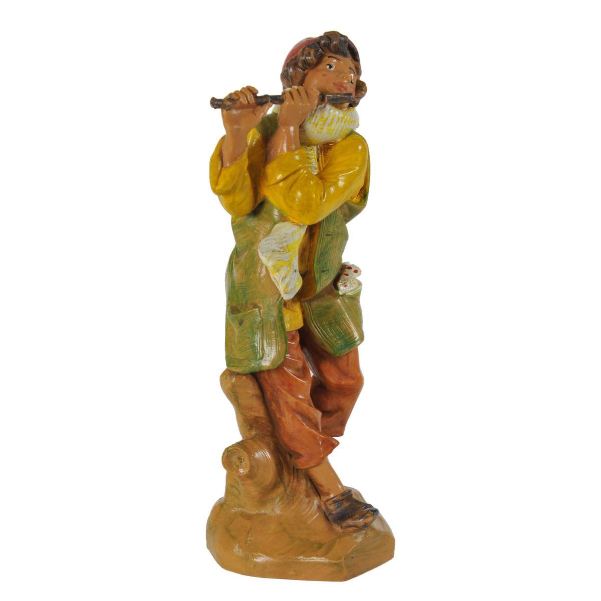 Statua cm.19 Pastore con Flauto | Fontanini