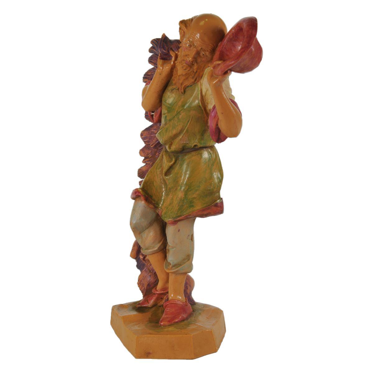 Statua cm.19 Pastore con Cappello | Fontanini