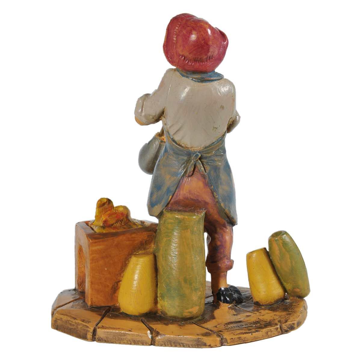 Statua presepe 12 cm soffiatore di vetro