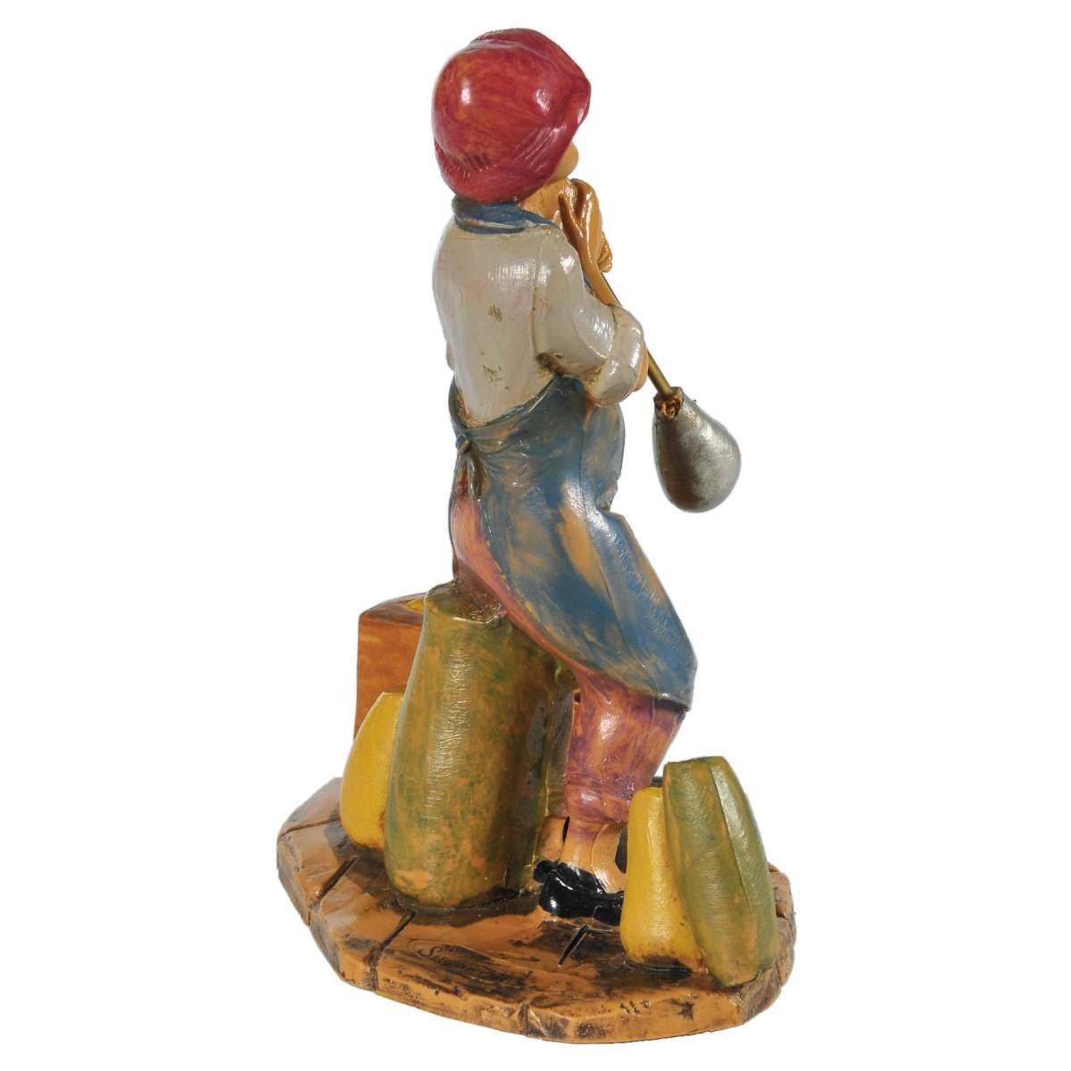 Statua presepe 12 cm soffiatore di vetro