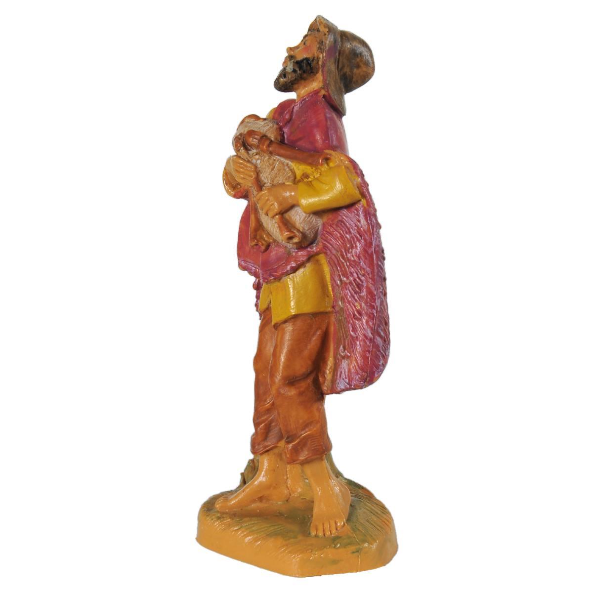 Statua cm.9,5 Pastore Zampognaro | Fontanini