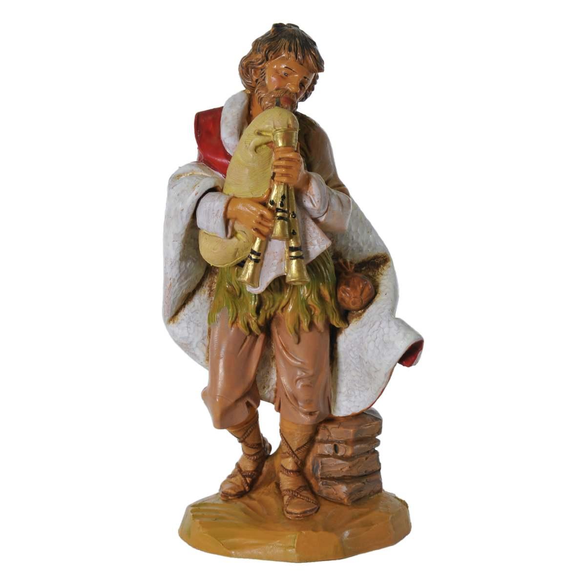 Statua cm.19 Pastore con Zampogna | Fontanini