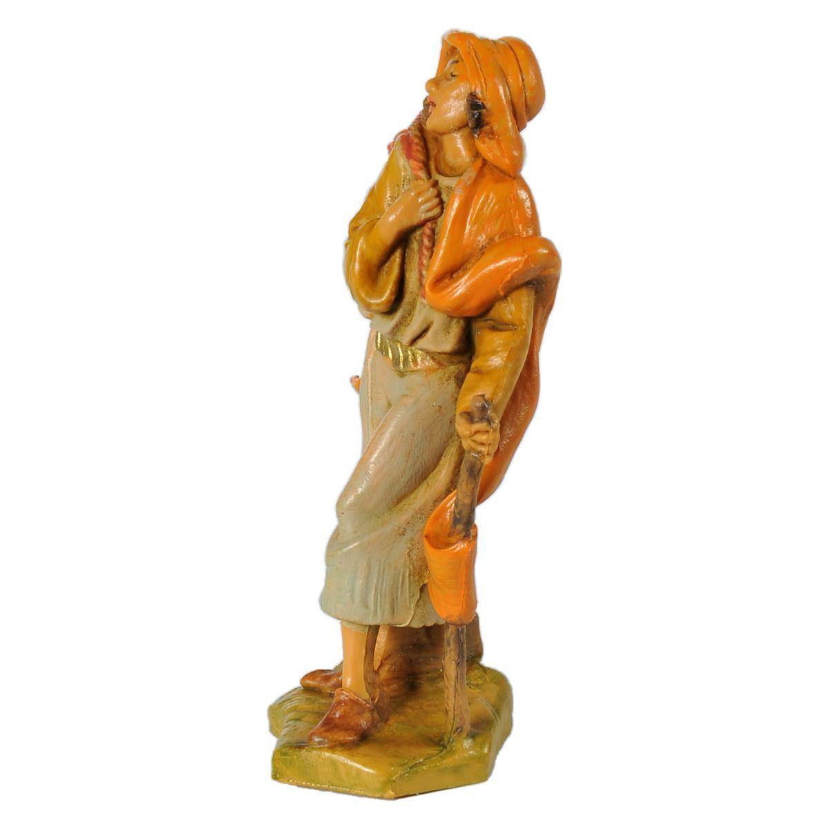 Statua cm.6,5 Pastore con Anfora e Bastone | Fontanini