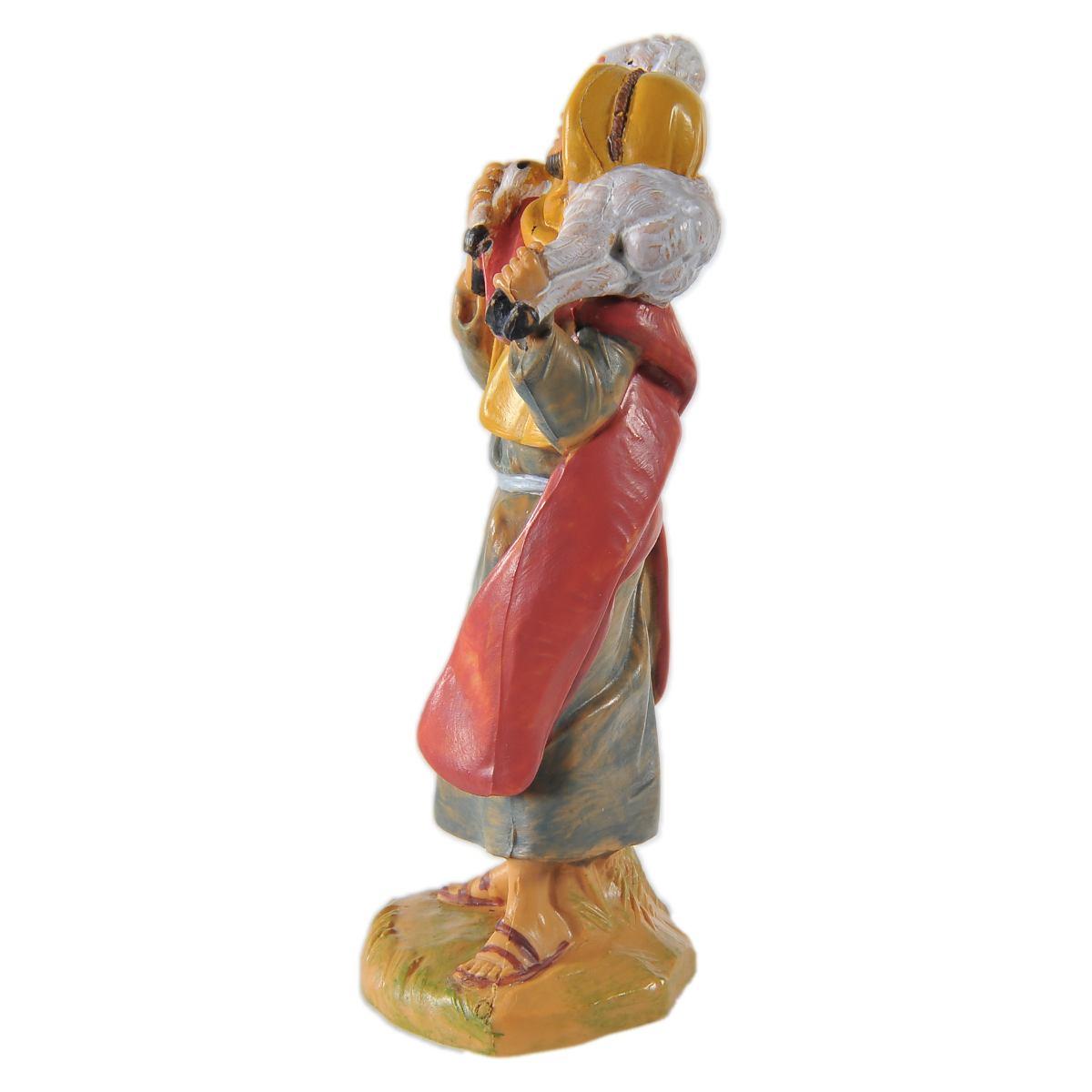 Statua cm.9,5 Pastore con Pecora in Spalla | Fontanini