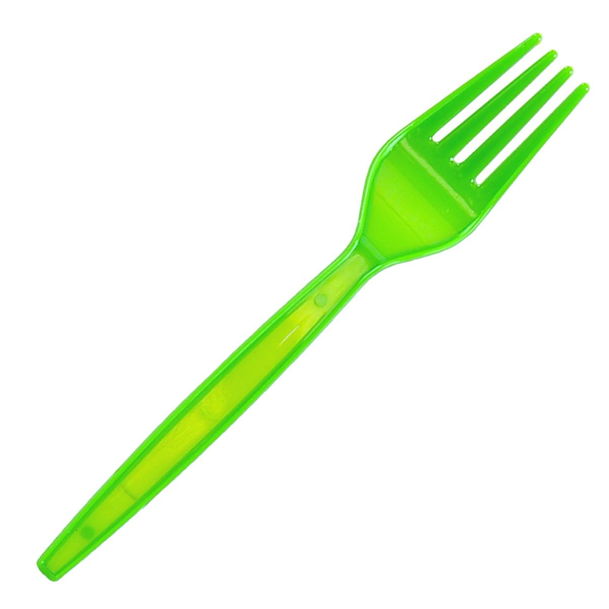Posate Party Forchetta Pvc Set pz.24 Verde Coccinella |M2 Store
