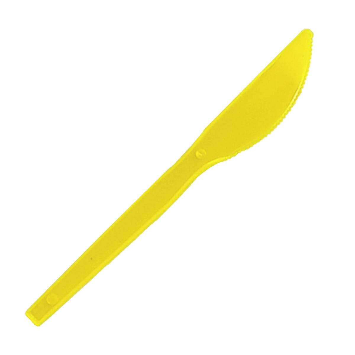 Posate Party Coltello Pvc Set pz.30 Giallo Coccinella |M2 Store